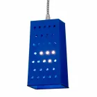 Suspended lamp in laprene In-es.artdesign Cacio & Pepe 2 colored Viadurini