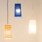 Suspended lamp in laprene In-es.artdesign Cacio & Pepe 2 colored Viadurini