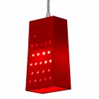 Suspended lamp in laprene In-es.artdesign Cacio & Pepe 2 colored Viadurini