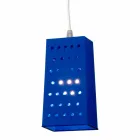 Suspended lamp in laprene In-es.artdesign Cacio & Pepe 2 colored Viadurini