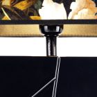 Modern design table lamp in solid wood Grilli Zarafa made Italy Viadurini