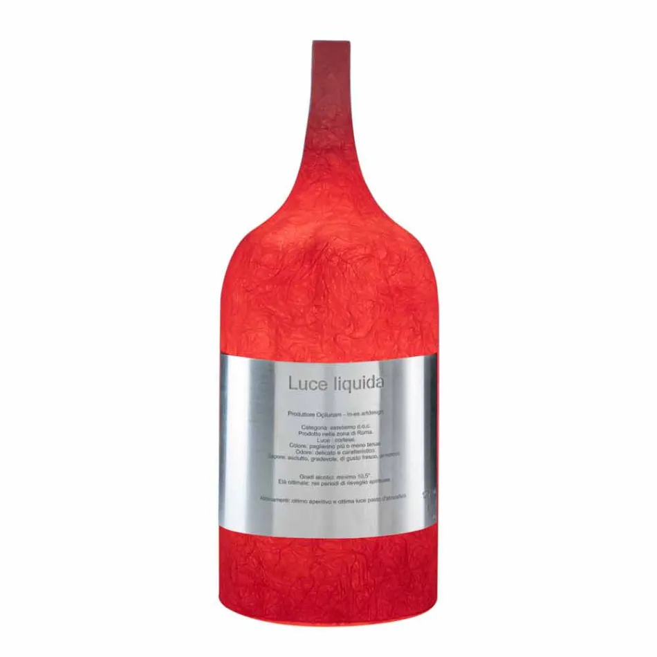 Table lamp in colored nebulite In-es.artdesign Luce Liquida1 Viadurini