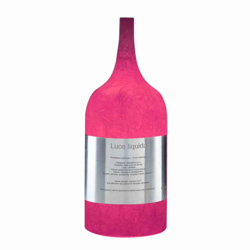 Table lamp in colored nebulite In-es.artdesign Luce Liquida1 Viadurini