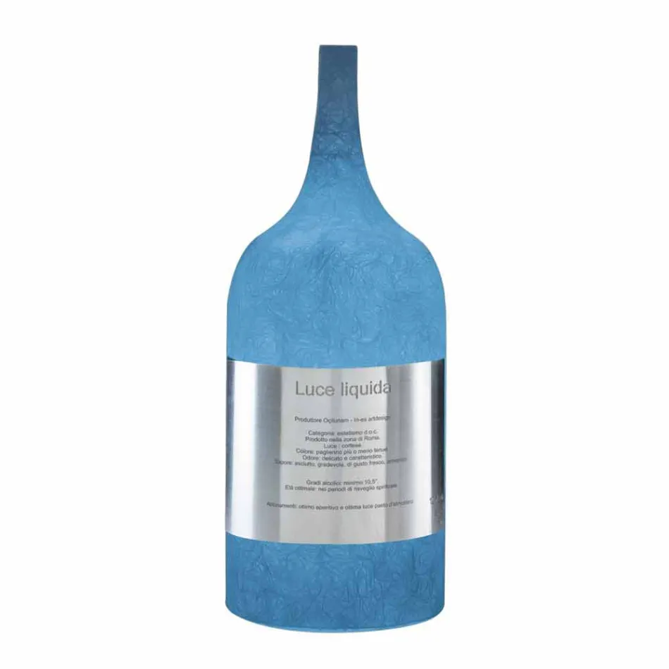 Table lamp in colored nebulite In-es.artdesign Luce Liquida1 Viadurini