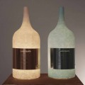Table lamp in colored nebulite In-es.artdesign Luce Liquida1