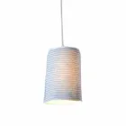Nebulite and wool suspension lamp In.es.artdesign Paint Stripe Viadurini