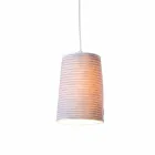 Nebulite and wool suspension lamp In.es.artdesign Paint Stripe Viadurini
