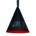 Resin suspension lamp In-es.artdesign Jazz Modern blackboard Viadurini