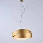 Glass and metal lamp ideal for decorating with style – Nebula Viadurini
