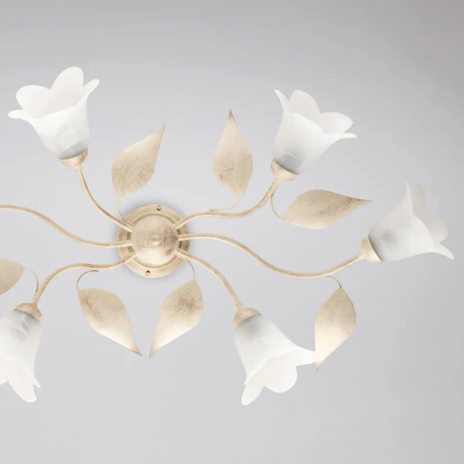 Made in Italy, glass and metal lamp for stylish furnishings – Sirio Viadurini