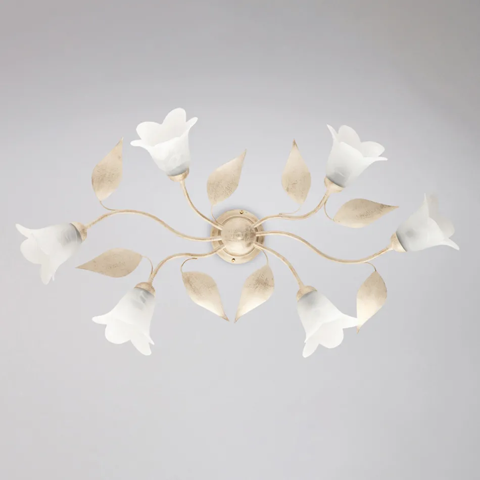 Made in Italy, glass and metal lamp for stylish furnishings – Sirio Viadurini