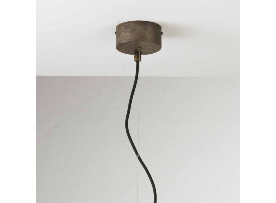 Industrial lamp in iron suspension Loft Media Il Fanale Viadurini