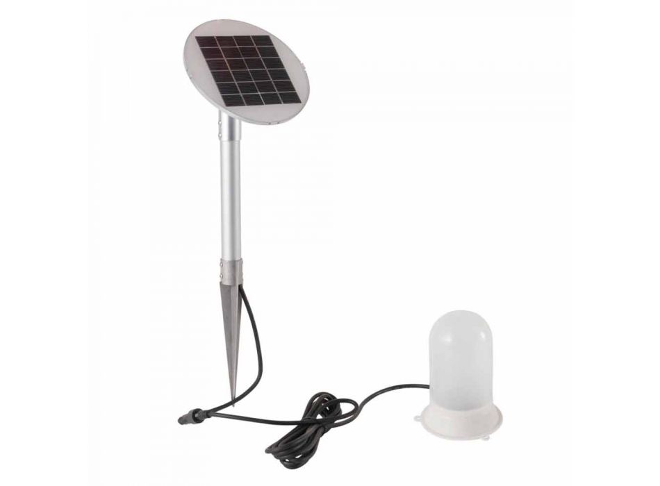 Indoor or Outdoor White, Red or Green Led, Solar or E27 Lamp - Natalestar Viadurini