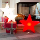 Indoor or Outdoor White, Red or Green Led, Solar or E27 Lamp - Natalestar Viadurini