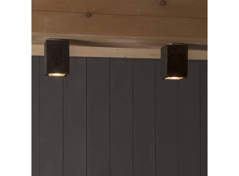 Outdoor terracotta LED ceiling lamp, Smith - Toscot Viadurini