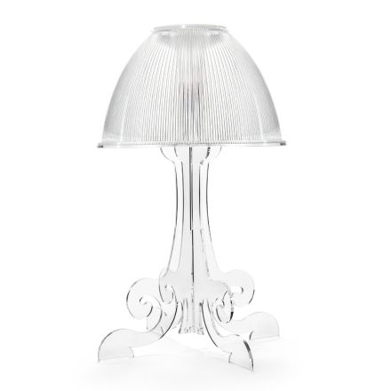 Led Table Lamp in Transparent Plexiglass Made in Italy - Odette Viadurini