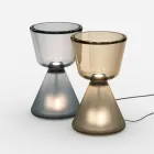 Murano Blown Glass LED Table Lamp Made in Italy - Isola Viadurini