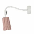 Modern wall lamp In-es.artdesign Paint A Stripe nebulite and wool Viadurini