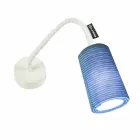 Modern wall lamp In-es.artdesign Paint A Stripe nebulite and wool Viadurini