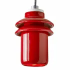 Modern pendant lamp in red ceramic made in Italy Asia Viadurini