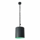 Modern suspension lamp In-es.artdesign Bin Lavagna in resin Viadurini
