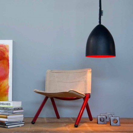 Modern suspension lamp In-es.artdesign Flower S Blackboard resin Viadurini