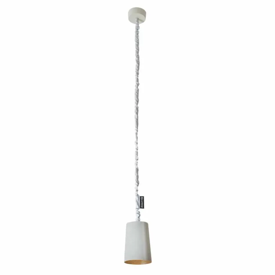 Modern suspension lamp In-es.artdesign Paint Painted concrete Viadurini