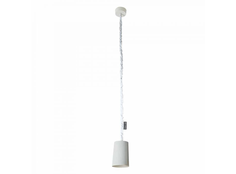 Modern suspension lamp In-es.artdesign Paint Painted concrete Viadurini