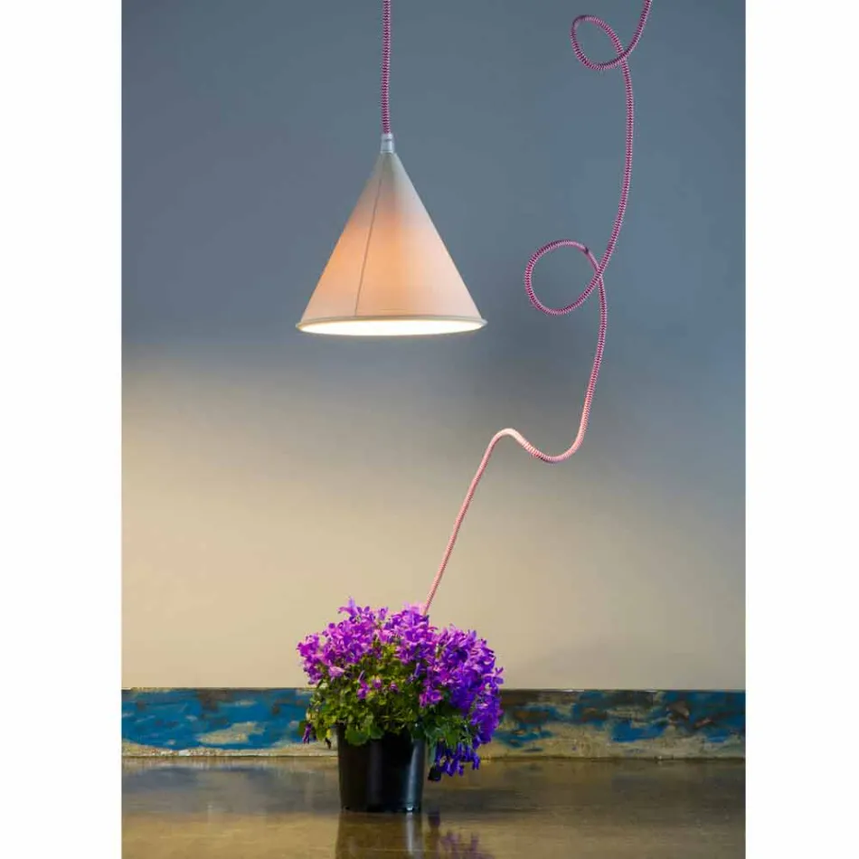 Modern suspension lamp In-es.artdesign Pop 2 laprene colored Viadurini