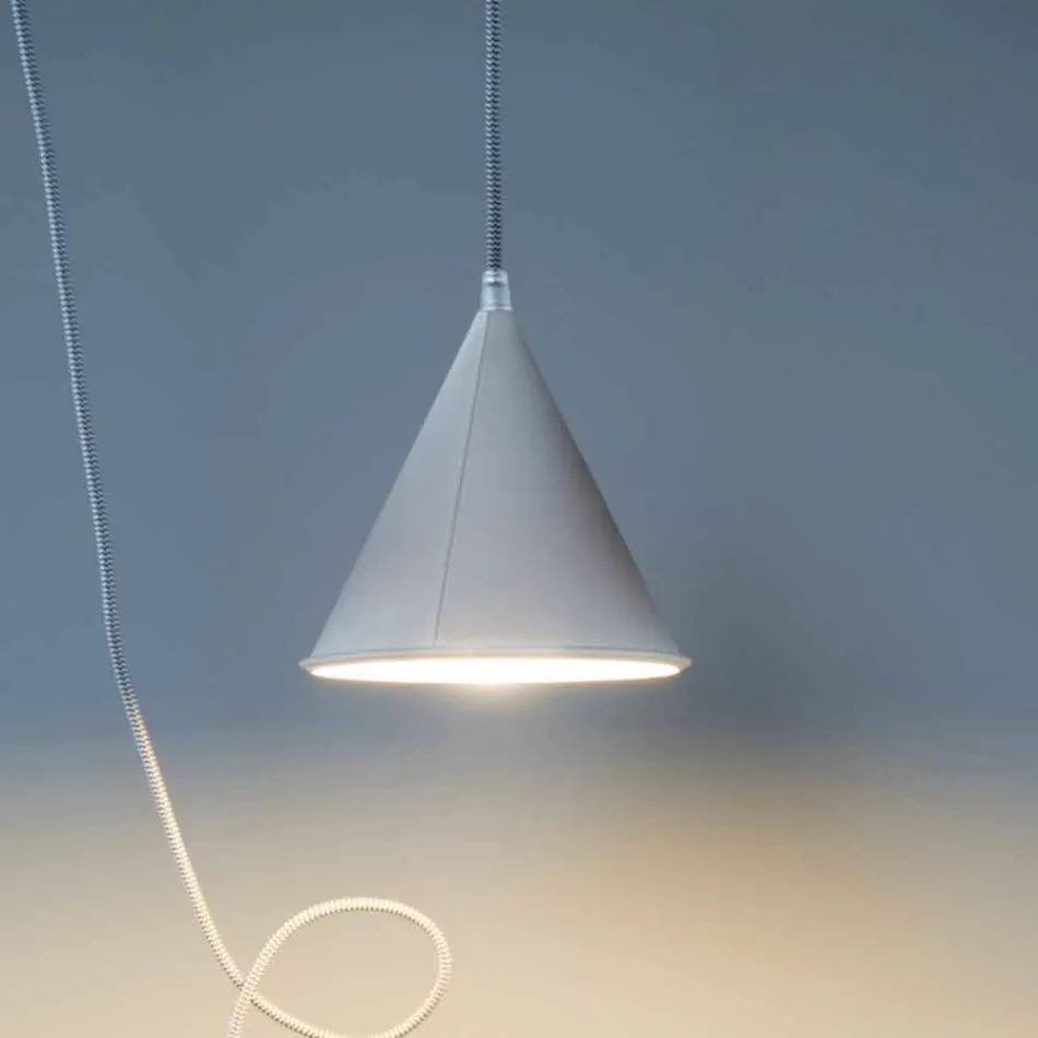 Modern suspension lamp In-es.artdesign Pop 2 laprene colored Viadurini