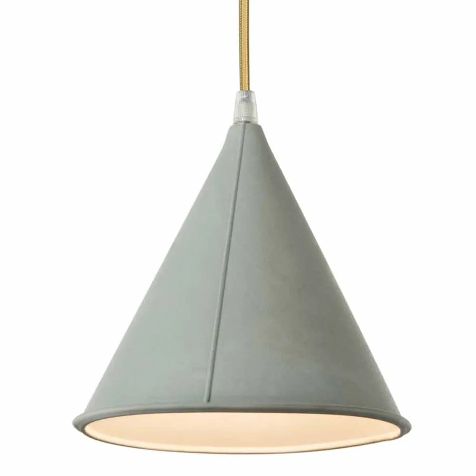 Modern suspension lamp In-es.artdesign Pop 2 laprene colored Viadurini