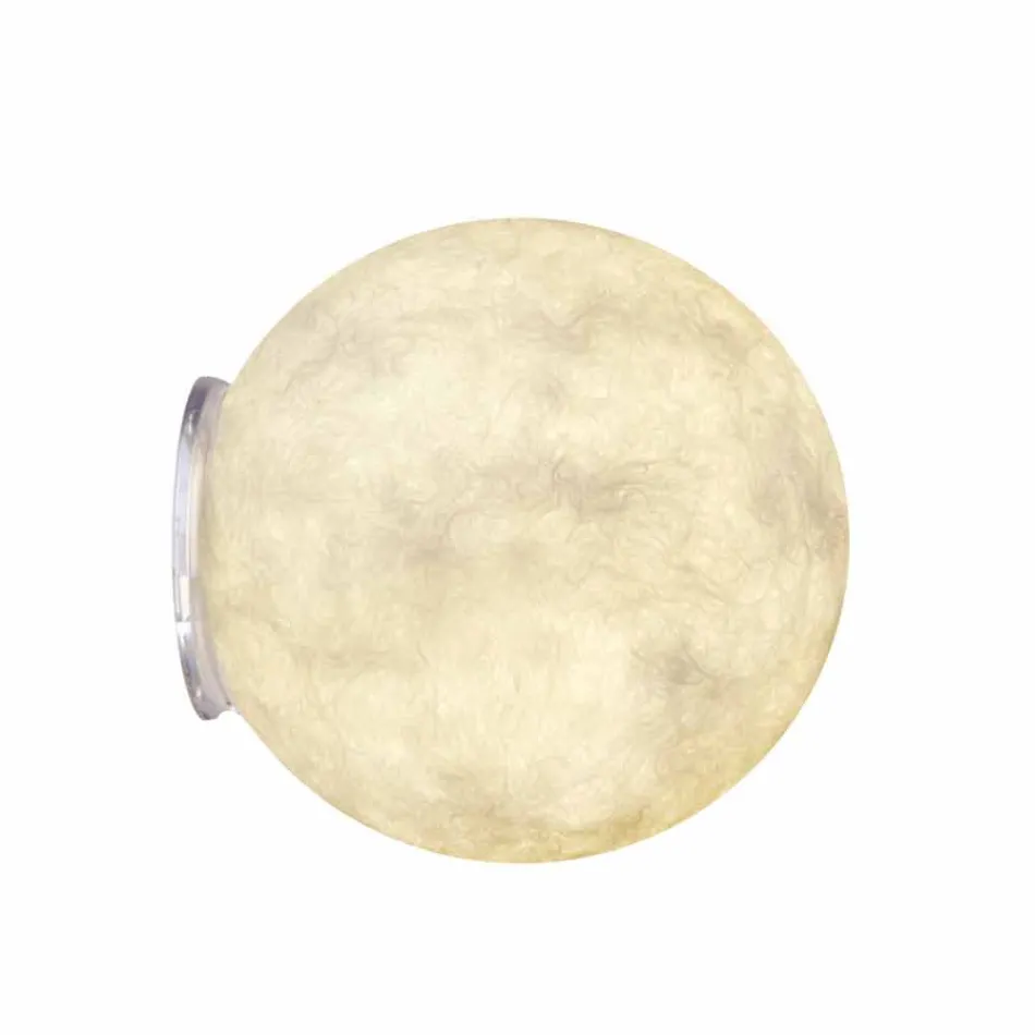 Modern wall lamp In-es.artdesign A. Moon in nebulite Viadurini