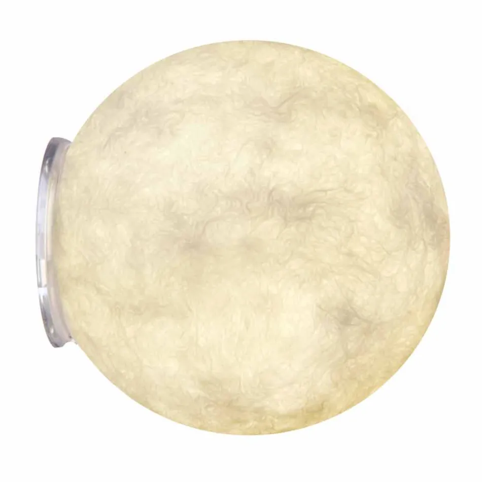 Modern wall lamp In-es.artdesign A. Moon in nebulite Viadurini