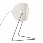 Modern table lamp In-es.artdesign Trama T1 handmade cotton Viadurini