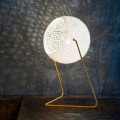 Modern table lamp In-es.artdesign Trama T1 handmade cotton