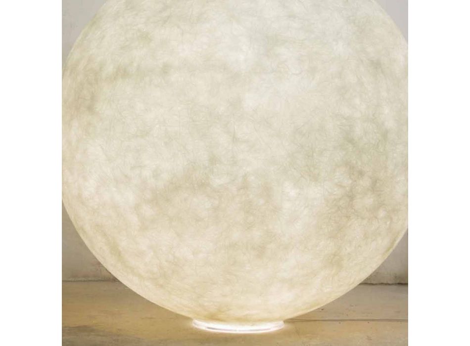 Modern spherical table lamp In-es.artdesign Floor Moon nebulite Viadurini