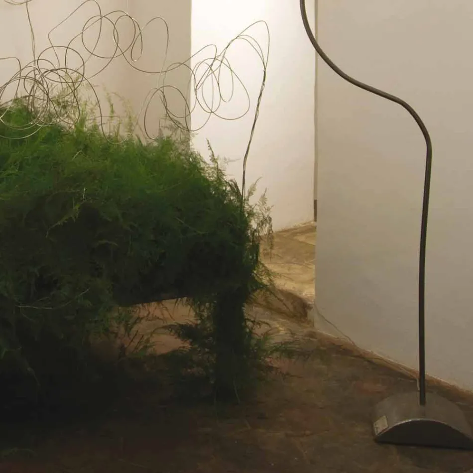 Modern white floor lamp nebulite In-es.artdesign Luna H210cm Viadurini