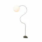 Modern white floor lamp nebulite In-es.artdesign Luna H210cm Viadurini