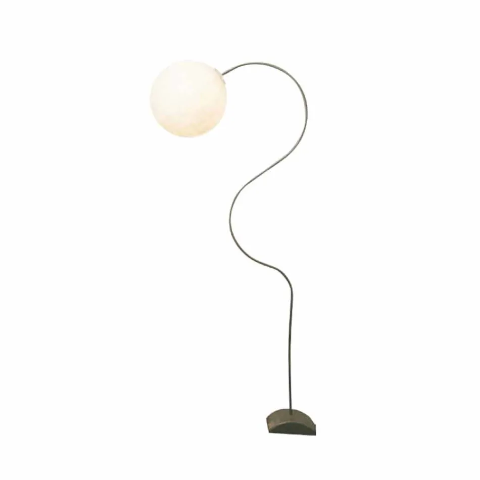 Modern white floor lamp nebulite In-es.artdesign Luna H210cm Viadurini