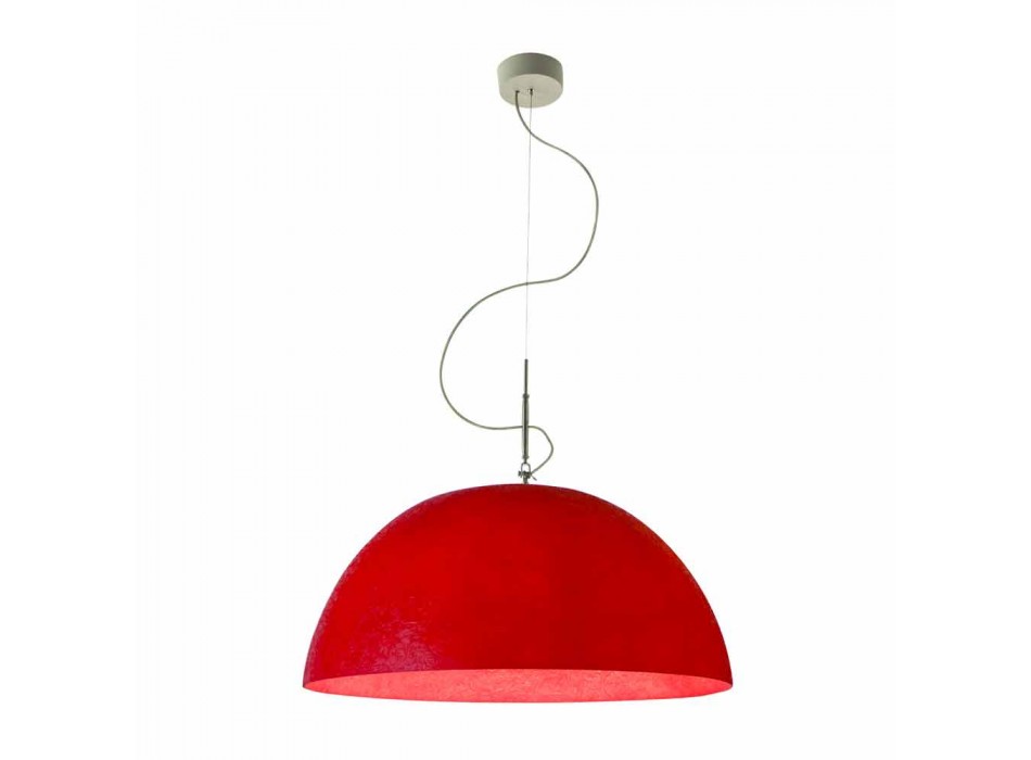 In-es.artdesign Half Moon Nebulite modern suspension lamp Viadurini