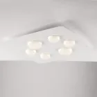 A modern glass and metal lamp for stylish interior decoration – Kepler Viadurini