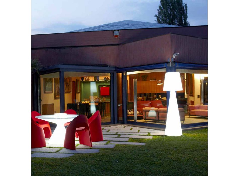 Modern outdoor lamp Slide Pivot bright white made in Italy Viadurini