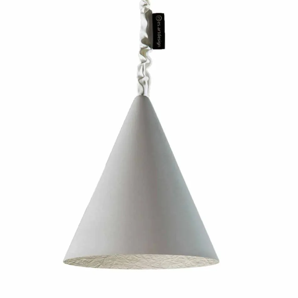 Modern suspended lamp In-es.artdesign Jazz Cement cement finish Viadurini