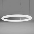 Round LED Suspension Lamp in Polyethylene Made in Italy - Slide Giotto