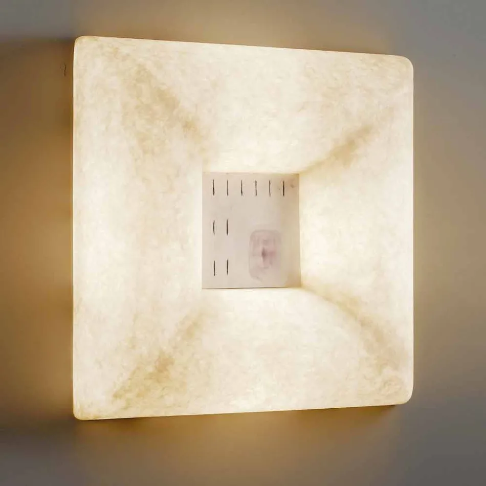 Design white nebulite wall lamp In-es.artdesign Dada Luna 1 Viadurini