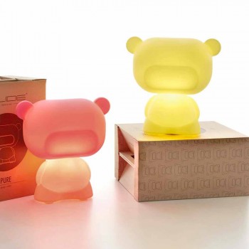 Slide Pure colored table lamp bear made in Italy