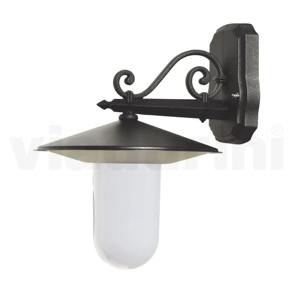 Outdoor Lamp in Anthracite Gray Aluminum Made in Italy - Belen Viadurini