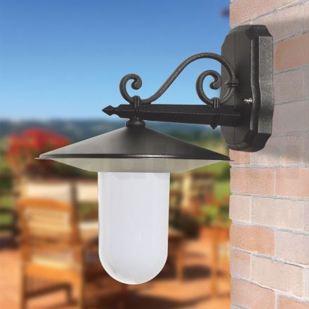 Outdoor Lamp in Anthracite Gray Aluminum Made in Italy - Belen Viadurini
