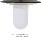 Outdoor Lamp in Anthracite Gray Aluminum Made in Italy - Belen Viadurini