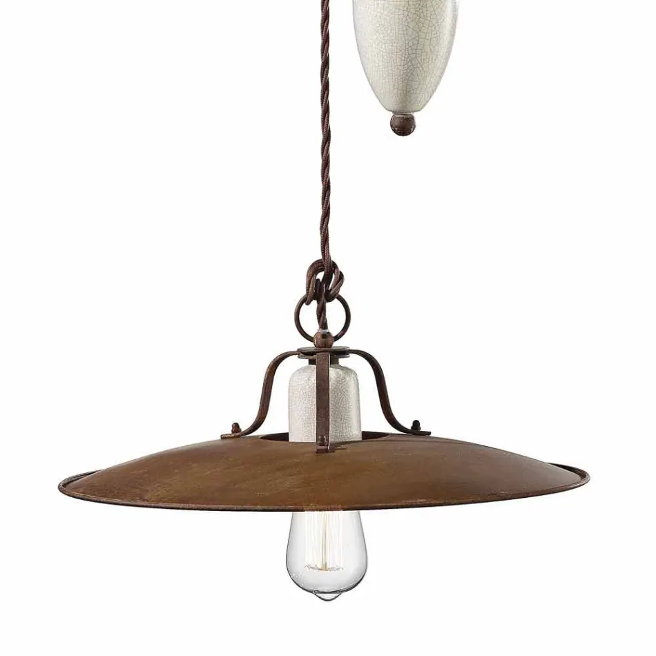 craft and down lamp ceramic and metal Kristen Ferroluce Viadurini